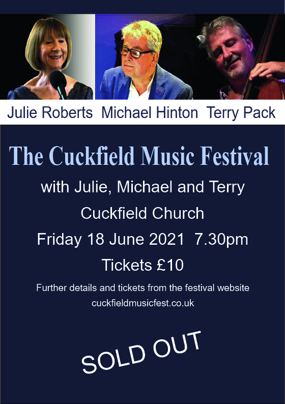 Julie Roberts Cuckfield Music Festival flyer