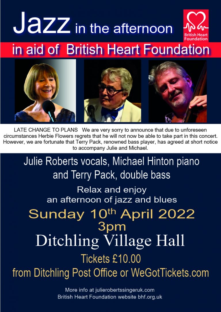 Heart Foundation poster for concert