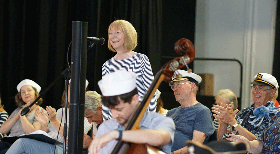 Julie Roberts in Concert of Shoreham Singers by Sea